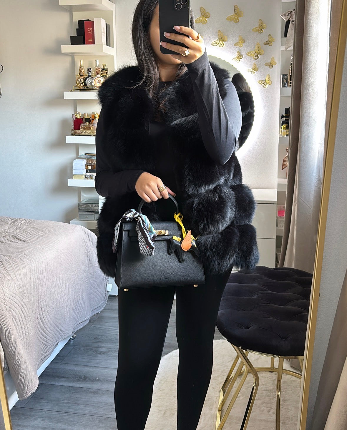 Bodywarmer Coat Black - Pre order