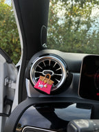 Car Diffuser Bag - Fushia Brown