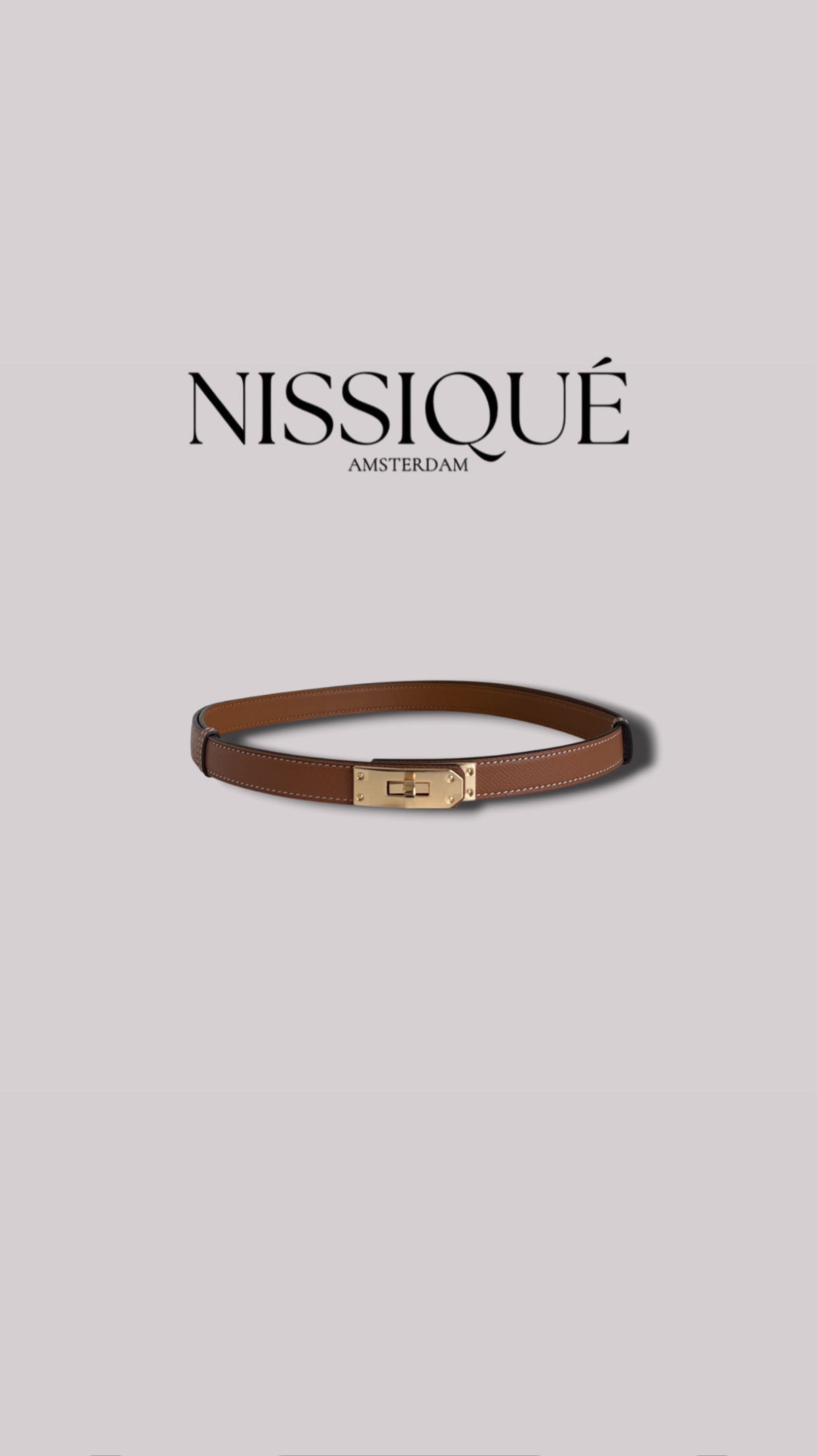 Belt - Brown Gold