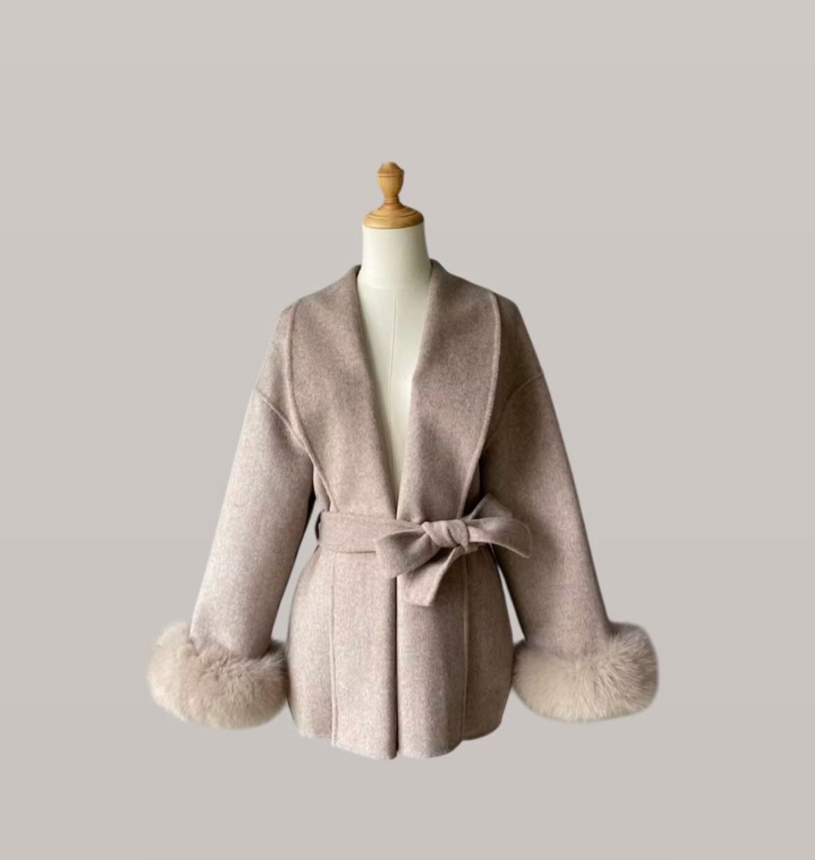 IT - COAT TAUPE - Pre order