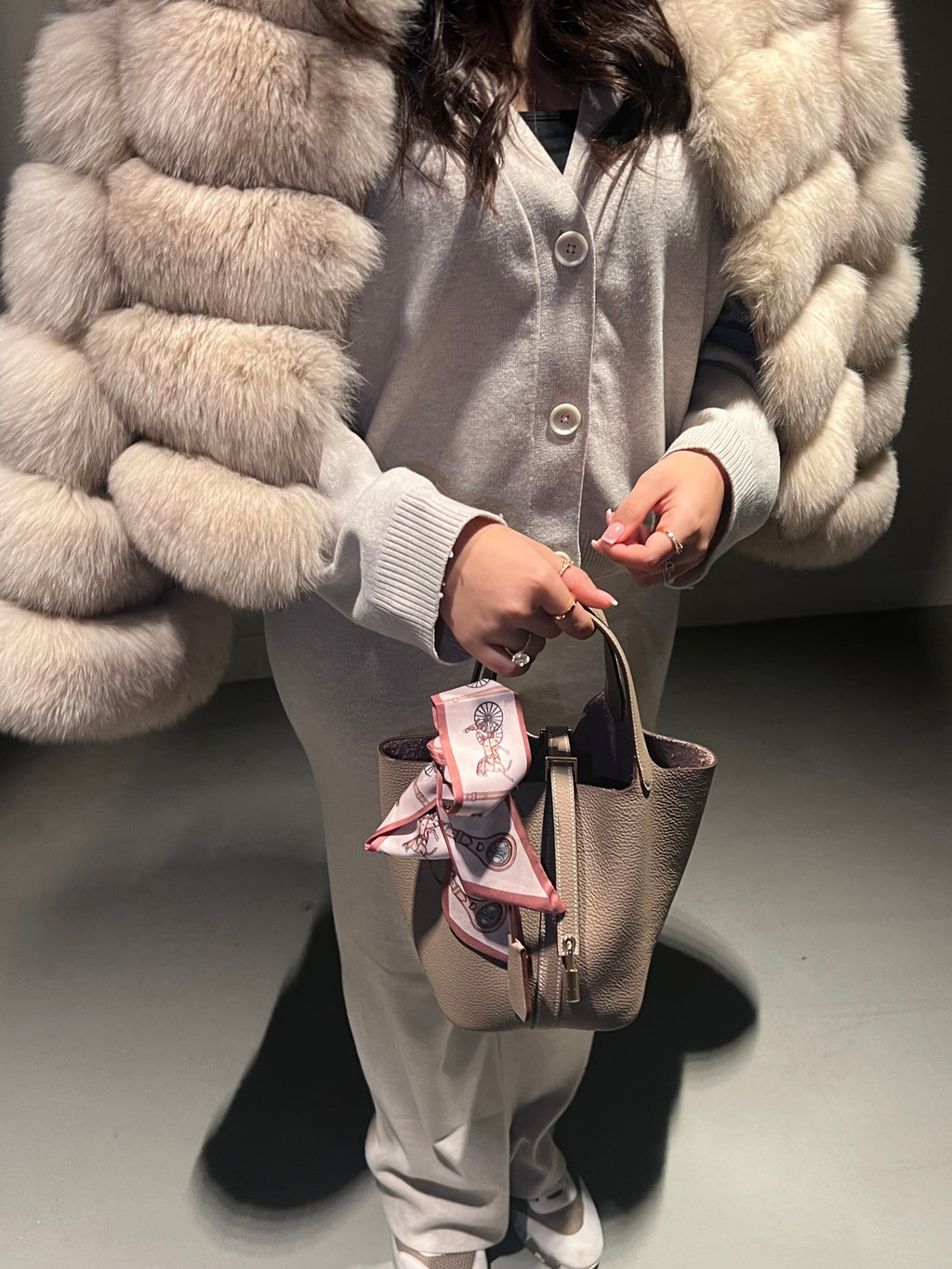 Rose Fur Coat - Pre order