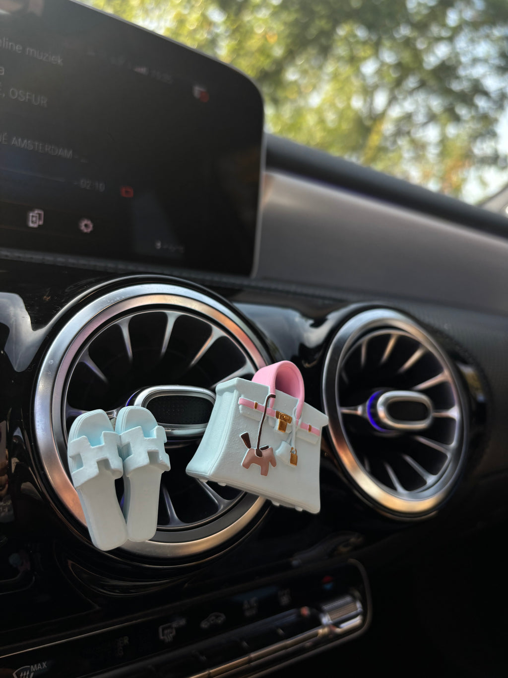 Car Diffuser Bag - Blue Pink